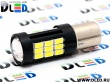   Светодиодная автомобильная лампа 1156 - PY21W - S25 - BA15s - 29 SMD 5730 + Линза