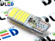   Светодиодная автомобильная лампа T10 - W5W - 12 SMD 7020