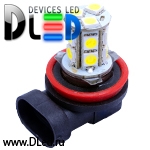   Светодиодная автомобильная лампа H8 - 13 SMD 5050