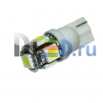   Светодиодная автомобильная лампа 24V T10 - W5W - 5 SMD 5050