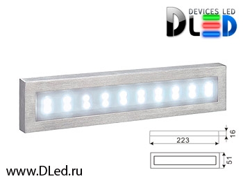   Уличный настенный светильник DLed Ray-2795