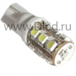   Светодиодная автомобильная лампа T10 - W5W - 13 SMD 3528