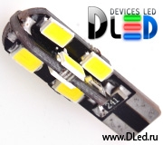   Светодиодная автомобильная лампа T10 - W5W - 12 SMD5630