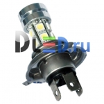   Светодиодная автомобильная лампа H4 - 15 SMD 5050+3W