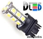   Светодиодная автомобильная лампа P27/7W - T25 - 3157 - 18 SMD 5050