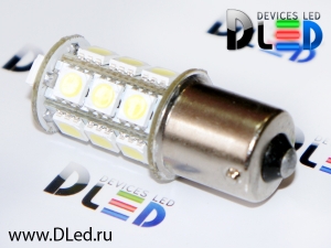   Светодиодная автомобильная лампа 24V 1156 - P21W - S25 - BA15s - 18 - SMD 5050