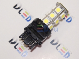   Светодиодная автомобильная лампа W27W - T25 - 3156 - W2.55x16d - 18 SMD 5050