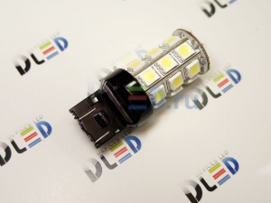   Светодиодная автомобильная лампа W21W - T20 - 7443 - W3х16q - 27 SMD 5050