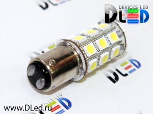   Светодиодная автомобильная лампа 24V 1157 - P21/5W - S25 - BAY15d - 24 SMD 5050