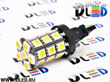   Светодиодная автомобильная лампа P27/7W - T25 - 3157 - 27 SMD 5050 Black