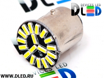   Светодиодная автомобильная лампа 1157 - P21/5W - S25 - BAY15d - 18 SMD 4014