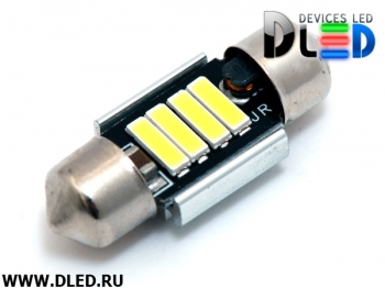   Светодиодная автомобильная лампа C5W FEST 31 мм - 4 SMD 7020