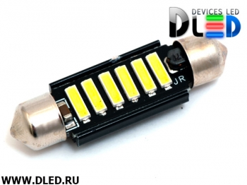   Светодиодная автомобильная лампа C5W FEST 41 мм - 6 SMD 7020