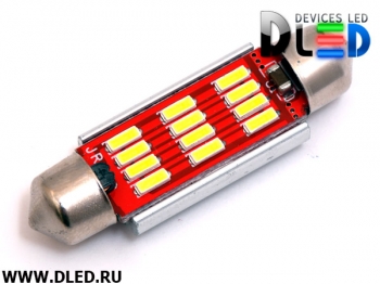   Светодиодная автомобильная лампа C5W FEST 41 мм - 12 SMD 4014