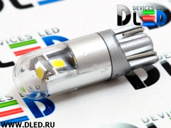   Светодиодная автомобильная лампа T10 - W5W - 3 SMD 3030