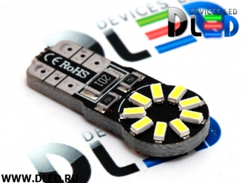   Светодиодная автомобильная лампа T10 - W5W - 18 SMD 4014 + Обманка