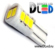   Светодиодная автомобильная лампа T10 - W5W - 8 SMD 5630