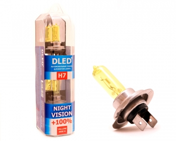   Галогенная лампа H7 DLED NightVision 3000k
