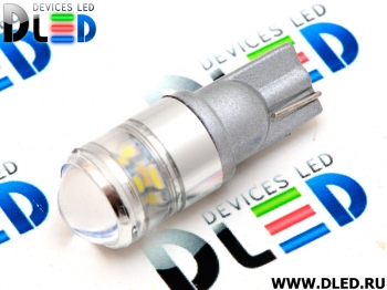   Светодиодная автомобильная лампа T10 - W5W - 5 SMD 3030 5W