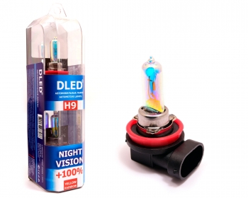   Галогенная лампа H9 DLED NightVision Rainbow