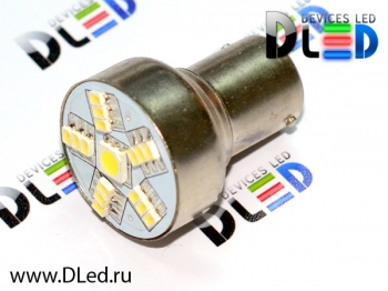   Светодиодная автомобильная лампа 1157 - P21/5W - S25 - BAY15d - SMD 5050 + 1210