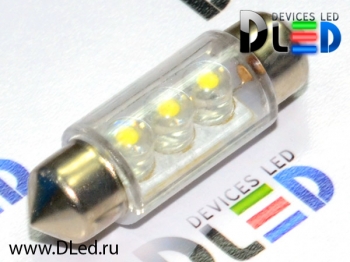   Светодиодная автомобильная лампа C5W FEST 36мм SV8,5 - 3 Dip-Led