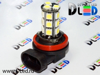   Светодиодная автомобильная лампа H11 - 18 SMD 5050 Black