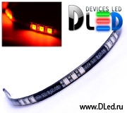   Светодиодная лента для авто 30см SMD 5050 15Led Желтого свечения